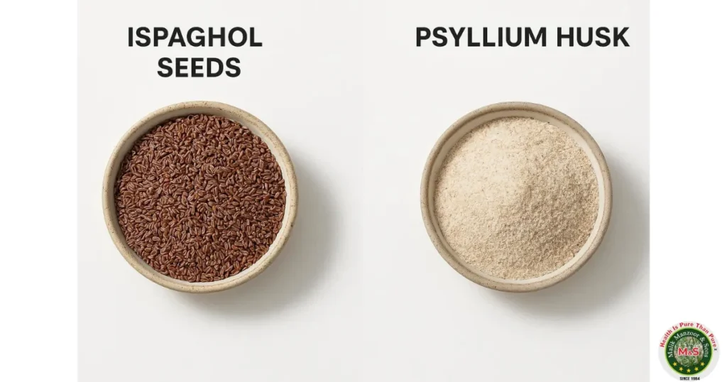 Ispaghol Seed vs Ispaghol Husk
