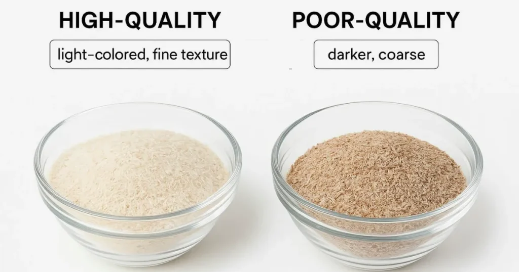Ispaghol Ka Chilka: Quality Comparison
