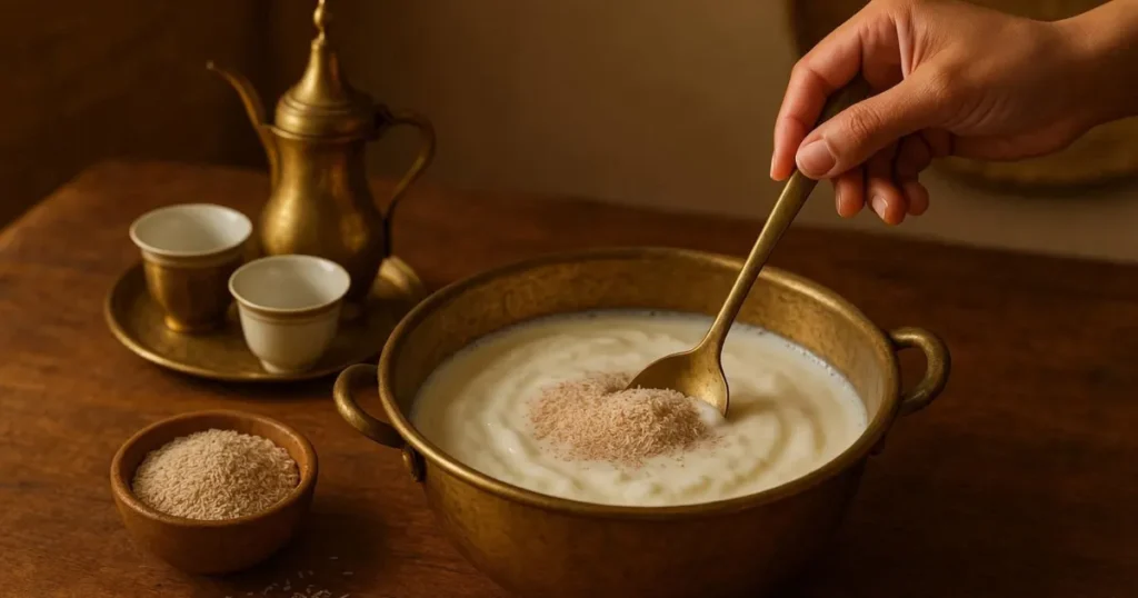 Ispaghol in Arabic: Arabic Traditional Methods