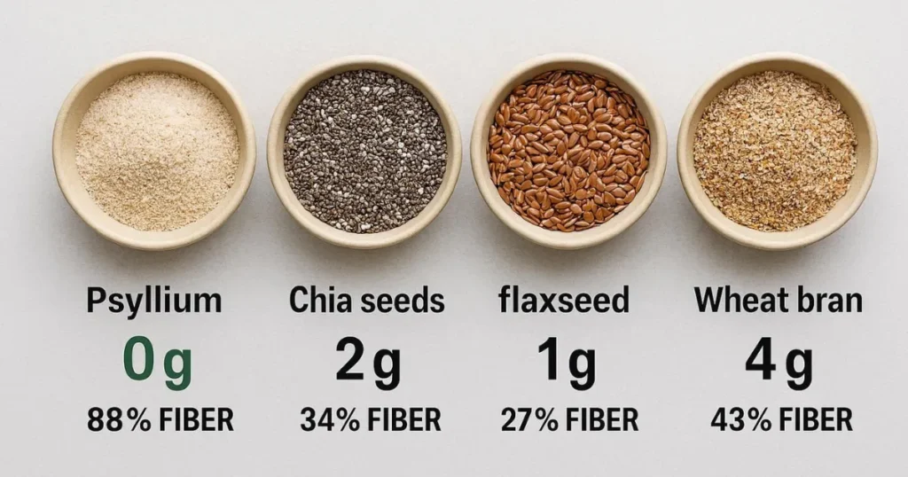 Psyllium Husk Carbs and Psyllium Husk Iron: Comparing Psyllium Carbs to Other Fiber Supplements