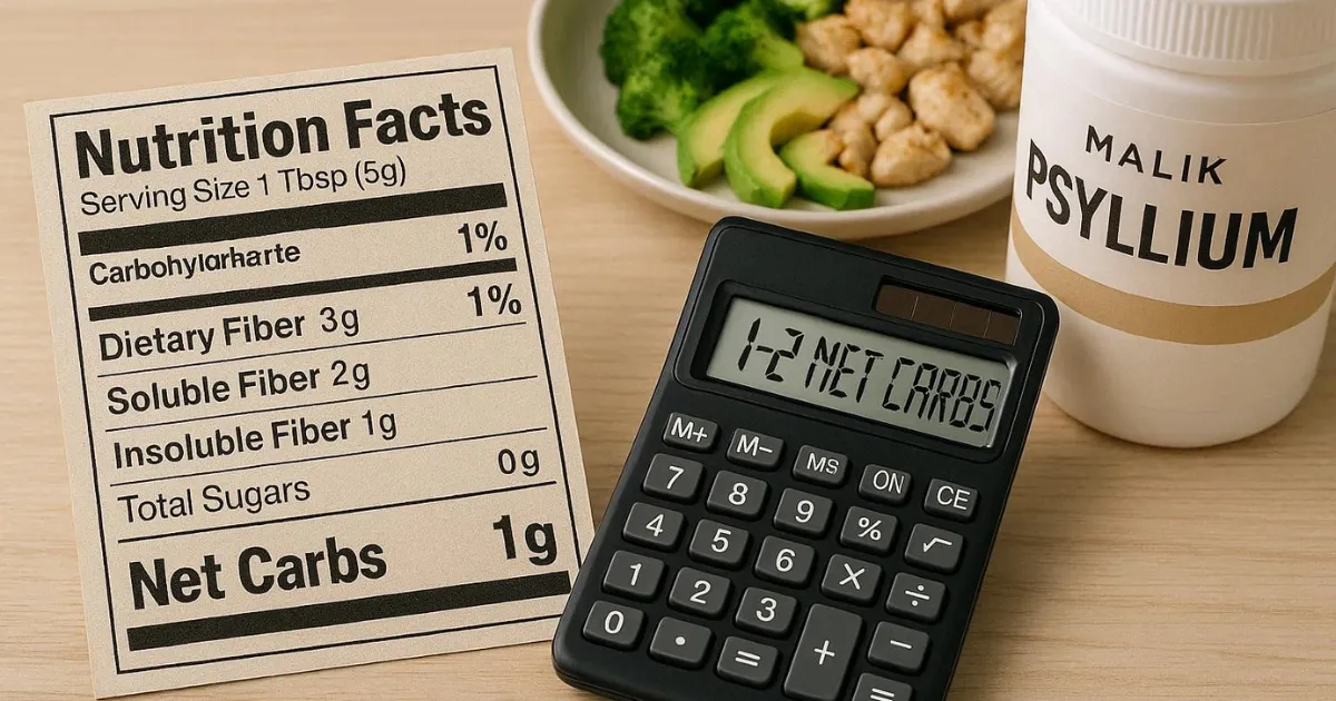 Psyllium Husk Carbs and Iron