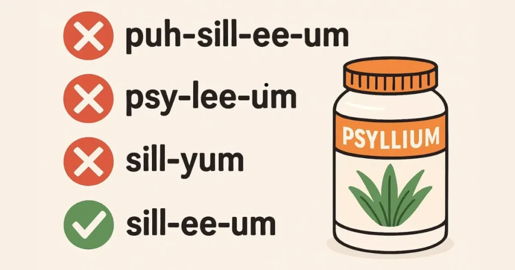 Psyllium Husk Pronunciation: Common Mispronunciations