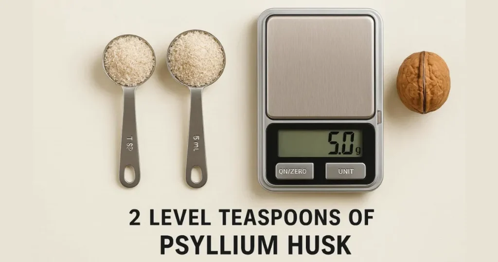 1 Tablespoon Psyllium Husk in Grams: How Many Teaspoons Is 5 Grams of Psyllium Husk