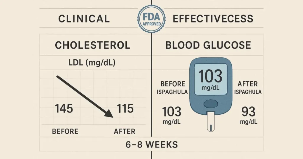 Ispaghula Husk Mechanism of Action: Metabolic Advantages: Cholesterol and Blood Sugar Control