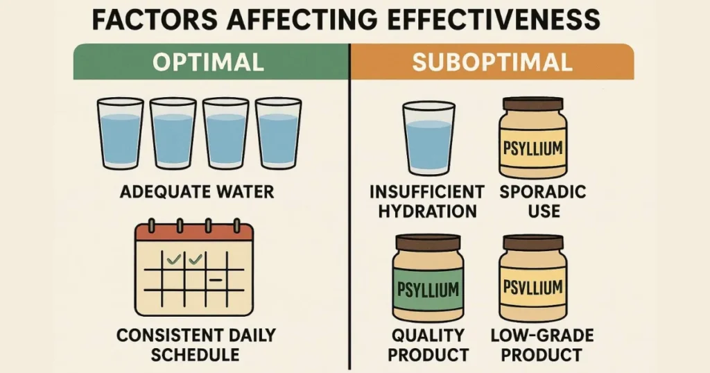 Does Psyllium Husk Work: Factors That Speed Up or Delay Results