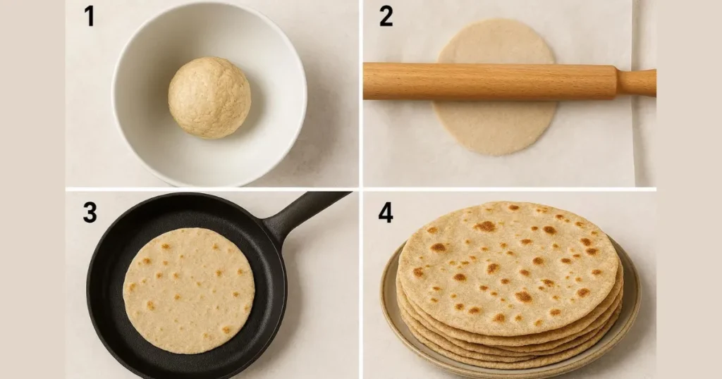 Keto Roti without Psyllium Husk: Basic Keto Roti Without Psyllium Husk Recipe