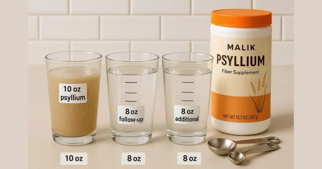 Psyllium Husk Dehydration: How Much Water Do You Need with Psyllium Husk?