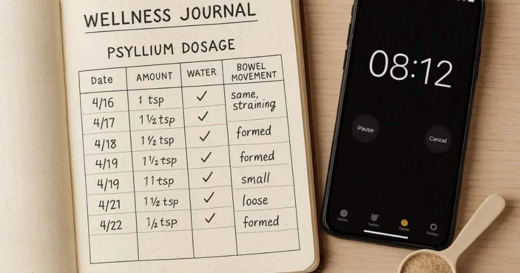 Psyllium Husk Dosage: Tracking Your Progress