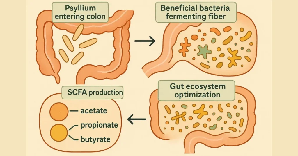 Psyllium Husk Probiotic: How Psyllium Husk Acts as a Prebiotic Fiber