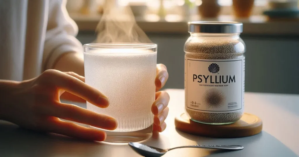Psyllium Husk with Warm Water