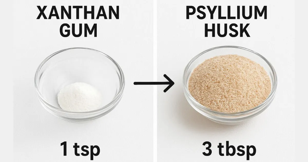 Xanthan Gum Substitute Psyllium Husk