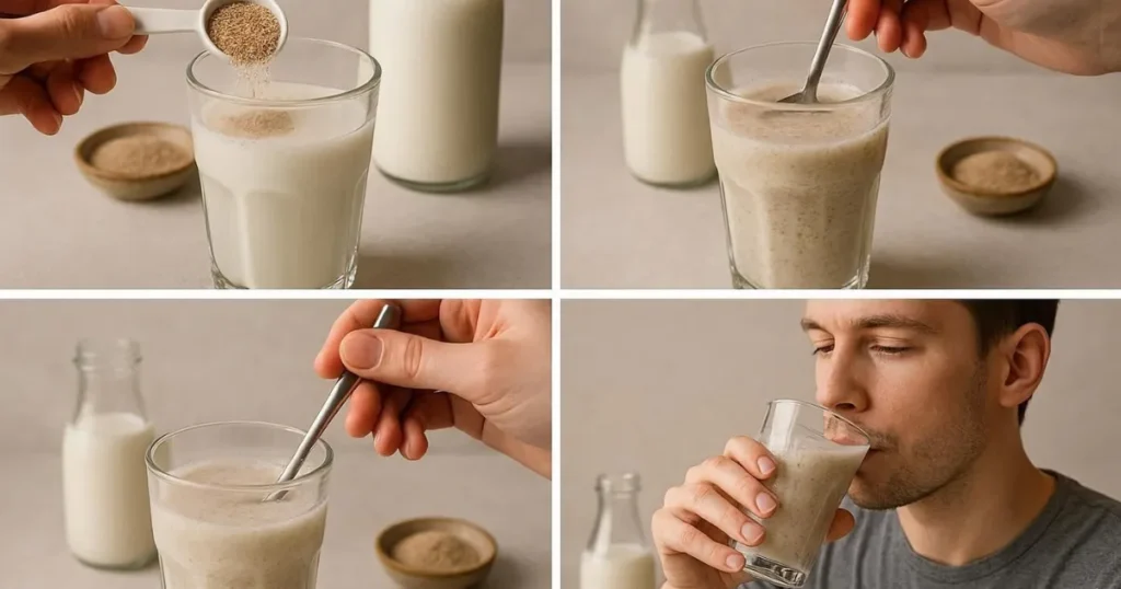 Isabgol with Cold Milk Benefits: Preparation Methods