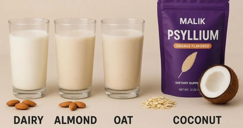 Benefits of Isabgol with Milk: Milk Variations