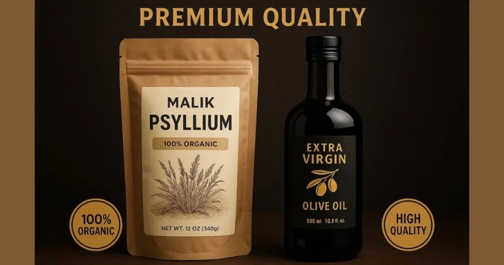 Isabgol and Olive Oil: Choosing Quality Ingredients