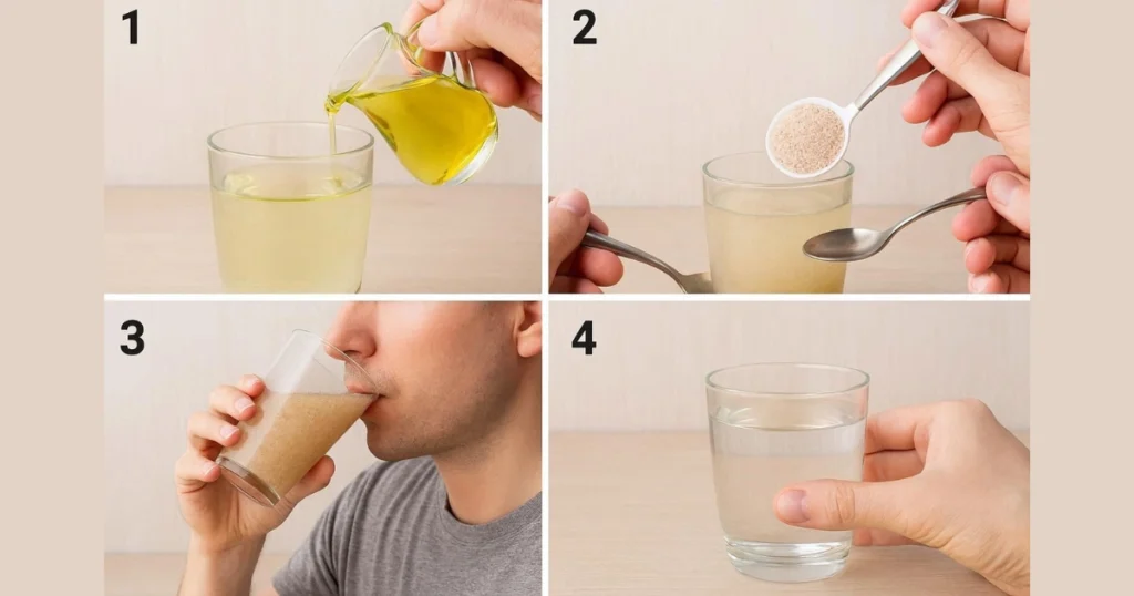 Ispaghula Husk and Olive Oil: Preparation Methods and Ratios