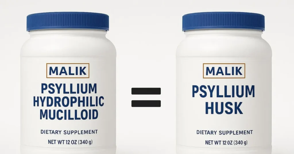 Is Psyllium Hydrophilic Mucilloid the Same as Psyllium Husk