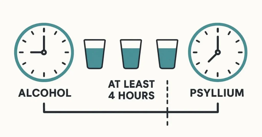 Psyllium Husk and Alcohol: Best Timing: When to Take Psyllium Husk After Drinking